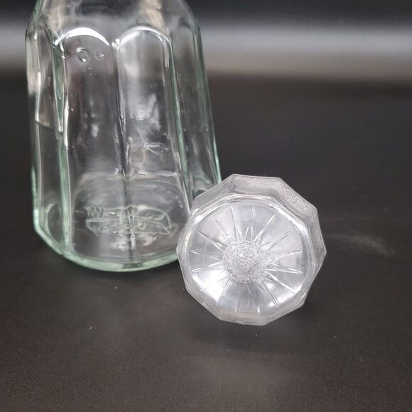 Vintage Good Seasons Glass Cruet 7.5″ Clear Oil-Vinegar Salad Dressing Bottle - Picture 9 of 9